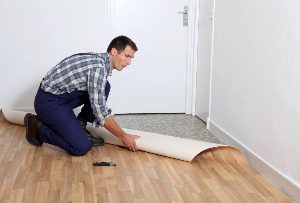 как правильно класть линолеум