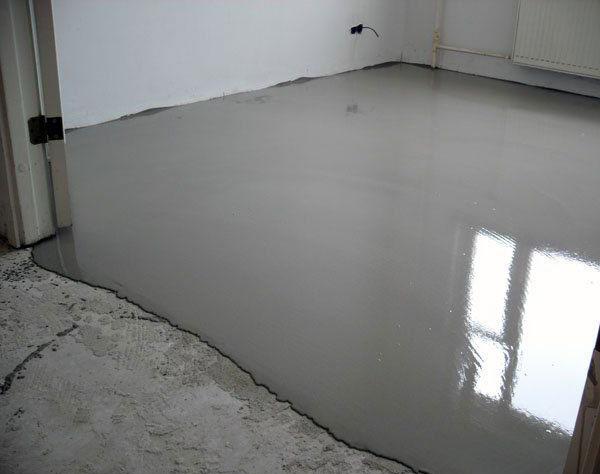 выравнивание пола самовыравнивающейся смесью