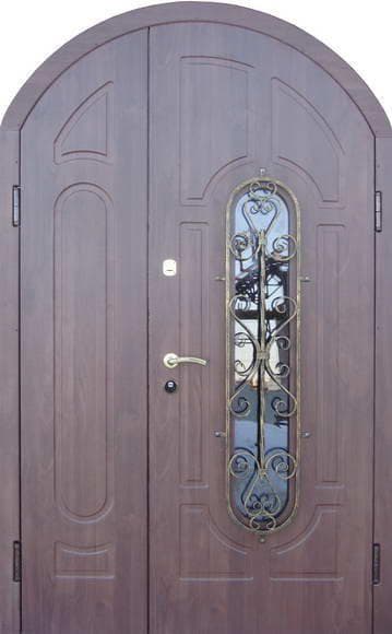 входная металлическая дверь арка