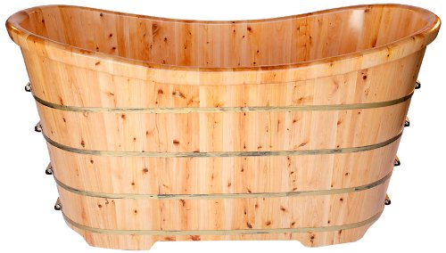 wooden-bath-tub-cedar