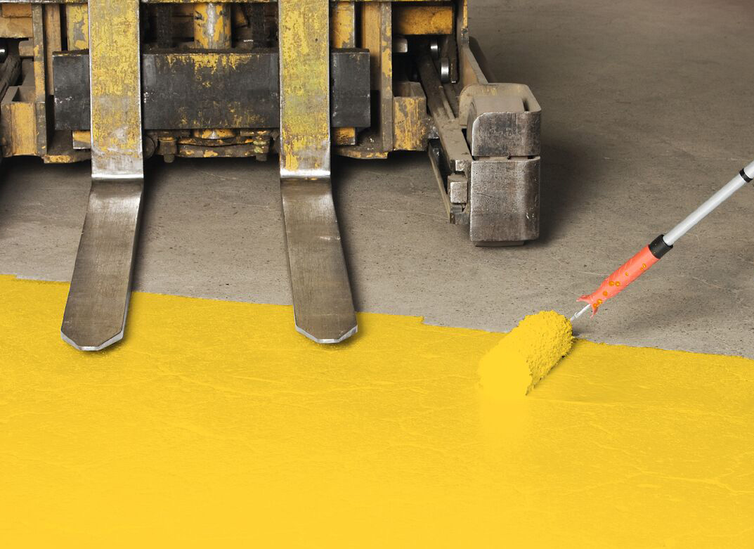 Покраска бетона