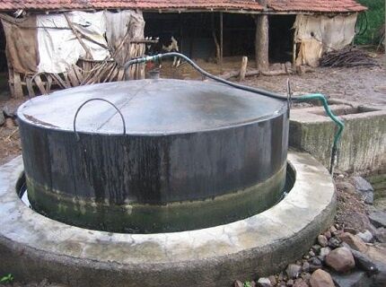 Самодельная биогазовая установка на участке