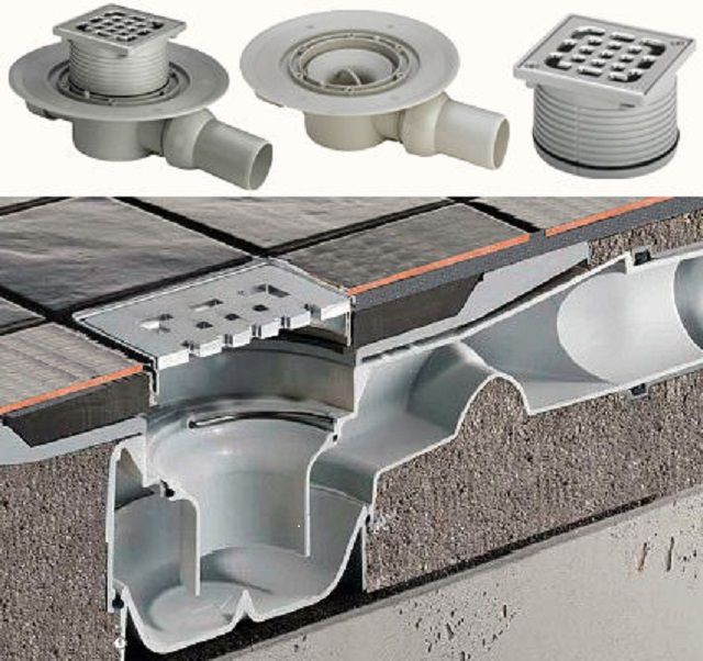 Трап с сифоном для банного слива