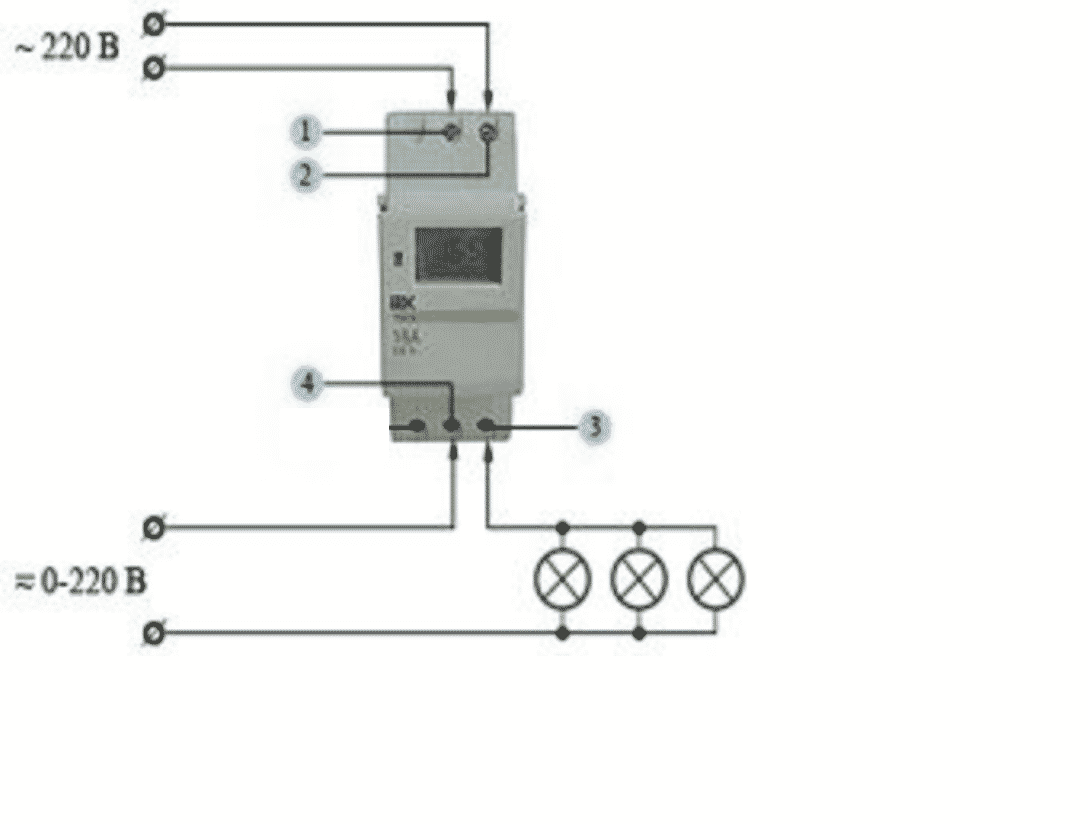 Пример схемы подключения