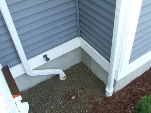 Gutter Drain Finished