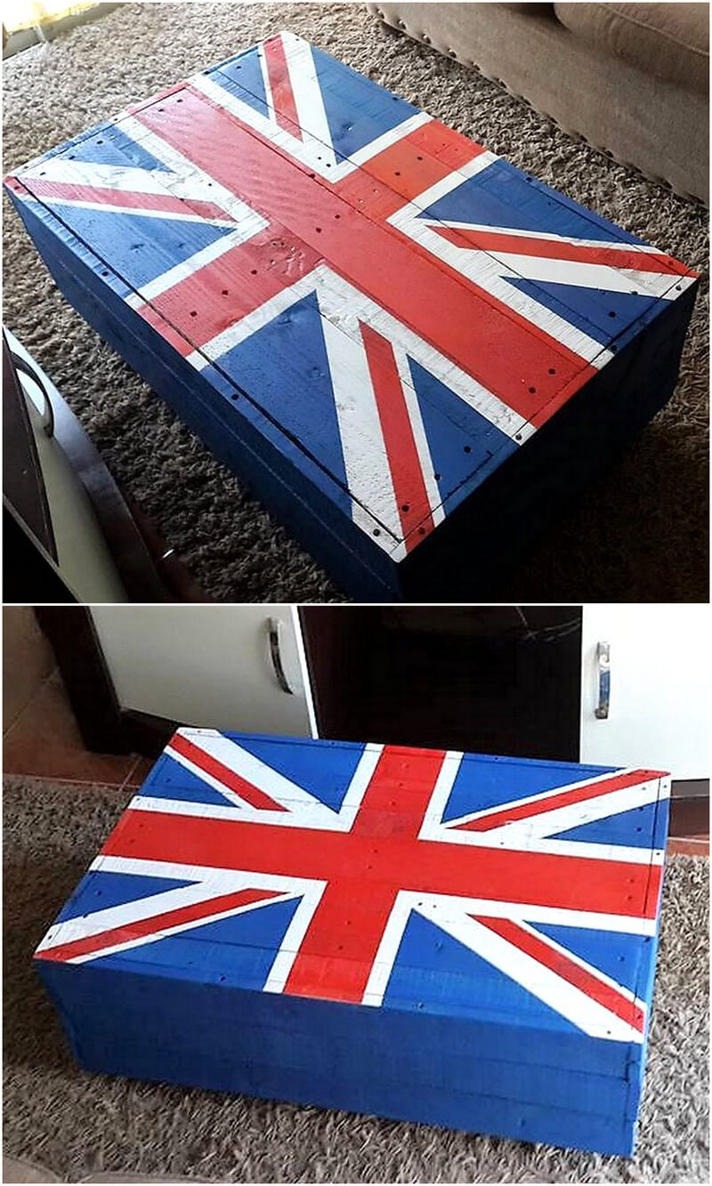 pallets flag pattern table